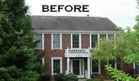 roof cleaning before